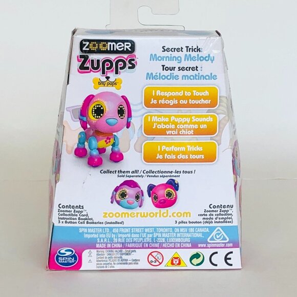 Zoomer Zupps Pups Spaniel  Dawn w/Lights, Sounds and Sensors New in Box Age 4+ - Picture 10 of 14